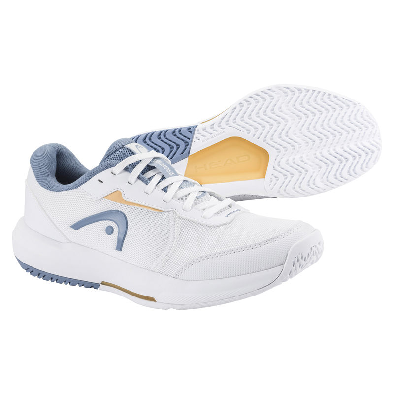 HEAD Revolt Court 5.0 Womens Tennis Shoes - White/Denim