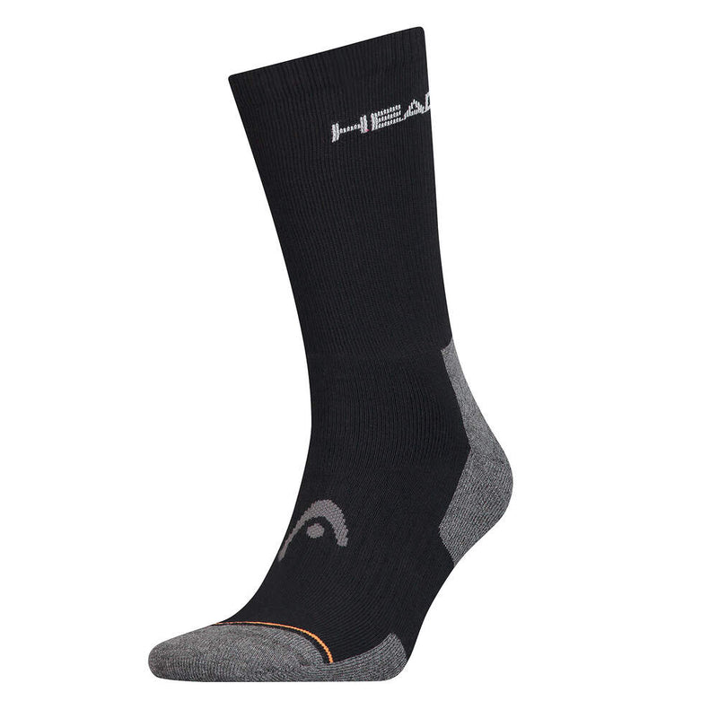 HEAD Performance Crew Athletes Socks - Black - 1 Pair