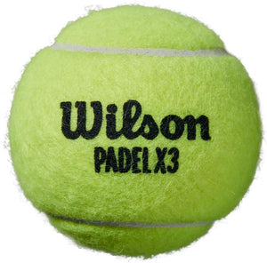 Wilson X3 Speed Padel Balls - 3 Ball Tube