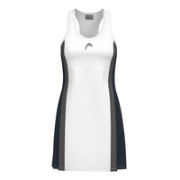 HEAD Womens CLUB 25 Tennis Dress - White/Navy