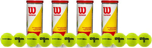 Wilson Championship Extra Duty Tennis Balls - 4 Tube (12 Balls)