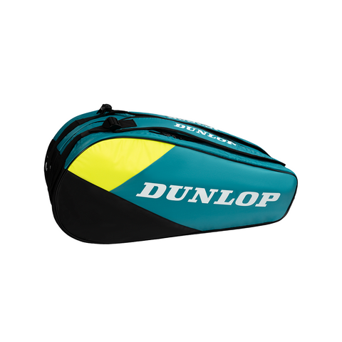 Dunlop SX Club 10 Tennis Racket Bag - Teal/Yellow
