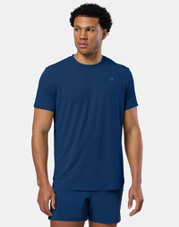 Gym + Coffee Men's Coffee Tee - Petrol Blue