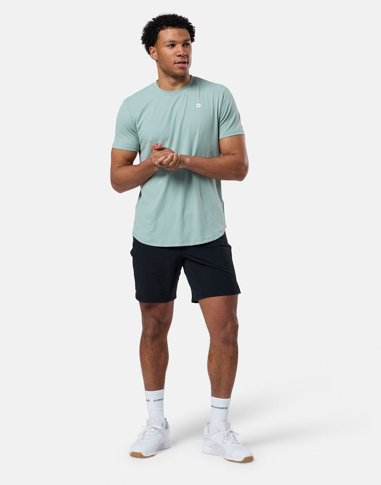 Gym + Coffee Men's Coffee Tee - Summer Green