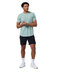 Gym + Coffee Men's Coffee Tee - Summer Green