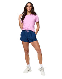 Gym + Coffee Women's Contender Shorts - Petrol Blue