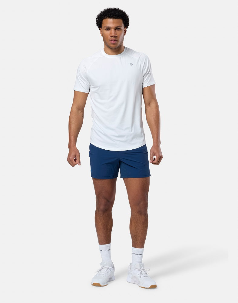 Gym + Coffee Men's Relentless Tee - White