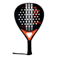 Adidas Match Padel Racket - Black/Orange