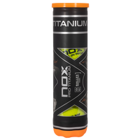 NOX Pro Titanium Padel Balls - 4 Ball Tube