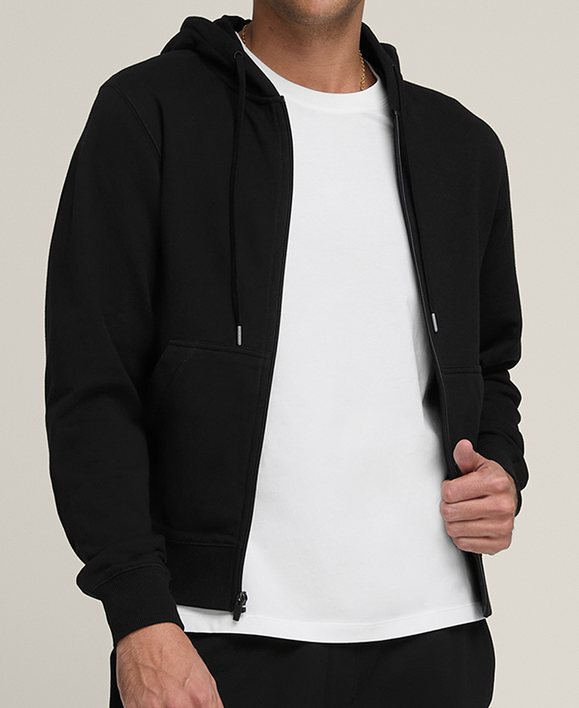 Wilson Men's Team Parkside Zip Hoodie - Black – Racketworld UK