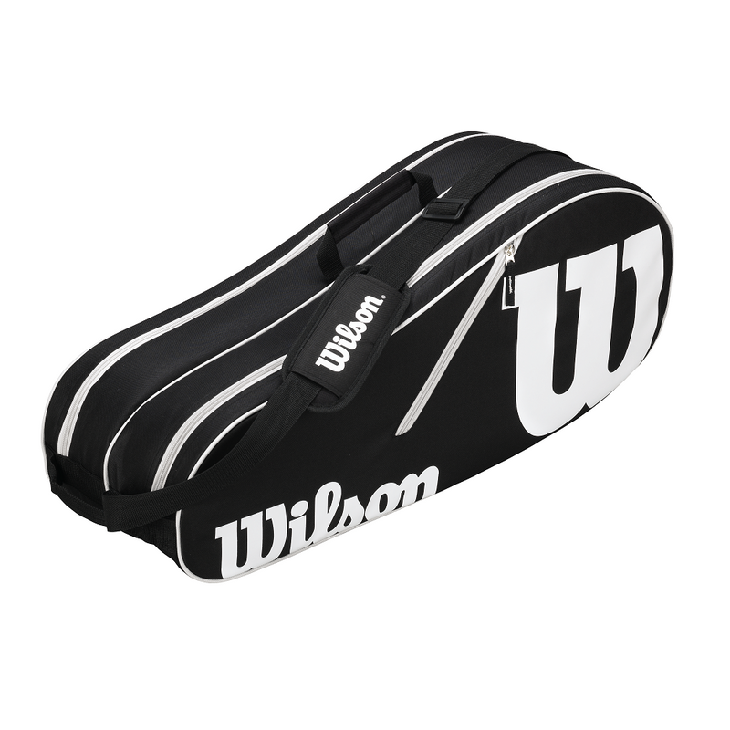 Wilson Advantage III Medium Tennis Racket Bag - Black/White