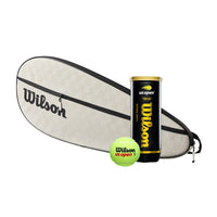 Wilson Premium Tennis Racket Cover + Wilson US Open Tennis Balls - US Open Bundle Special