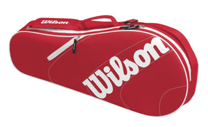 Wilson Advantage III 3 Racket Bag - Red