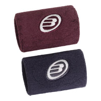 Bullpadel Short Wristband - 2 Pack - Grey/Burgundy