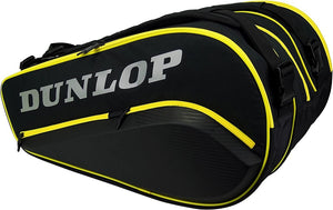Dunlop Paletero Elite Thermo Padel Racket Bag - Black/Yellow