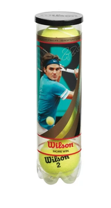 Wilson Roger Federer Signature Limited Edition Tennis Balls - 4 Pack