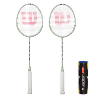 Wilson Impact 2 Player Badminton Set Including 6 Shuttles