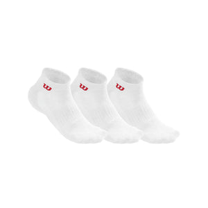 Wilson Men's White Quarter Sock - 3 Pairs