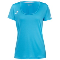 Babolat Play Women's Cap Sleeve Top - Cyan Blue