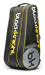 Black Knight Pro Series Tour Racket Bag - Black/Yellow