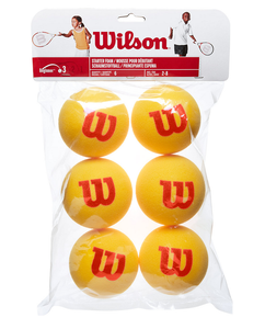 Wilson Starter Tour Foam Tennis Balls - 6 Pack