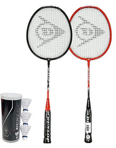 Dunlop Nanomax Junior 2 Player Badminton Set + 6 Shuttles