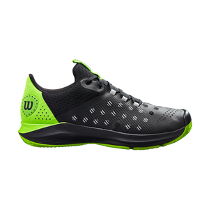 Wilson Hurakn Men's Padel Tennis Sports Shoe Trainer - Black / Neon Green