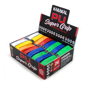 Karakal PU Super Grip ASSORTED Colours - 2/4/6/8/12 Grips