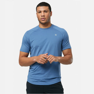 Gym + Coffee Men's Relentless Tee - Oasis Blue