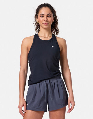 Gym + Coffee Women's Relentless Racer Back Vest - Black