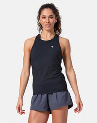 Gym + Coffee Women's Relentless Racer Back Vest - Black