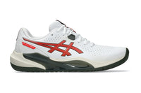 ASICS Gel Challenger 15 Mens Tennis Shoes - White/Cherry Tomato - 2026