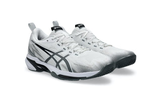 ASICS Sonic Smash FF Mens Tennis Shoes - White/Steel Grey