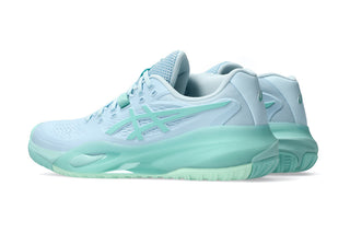 ASICS Gel Resolution X Women's Tennis Shoes - Light Blue/Oasis Green - 2026