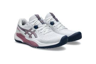 ASICS Gel Challenger 15 Women's Tennis Shoes - White/Taro Silver - 2026