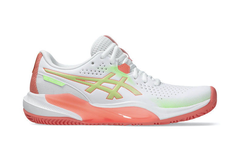 ASICS Gel Challenger 15 Women's Padel Shoes - White/Guava - 2026