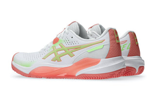 ASICS Gel Challenger 15 Women's Padel Shoes - White/Guava - 2026