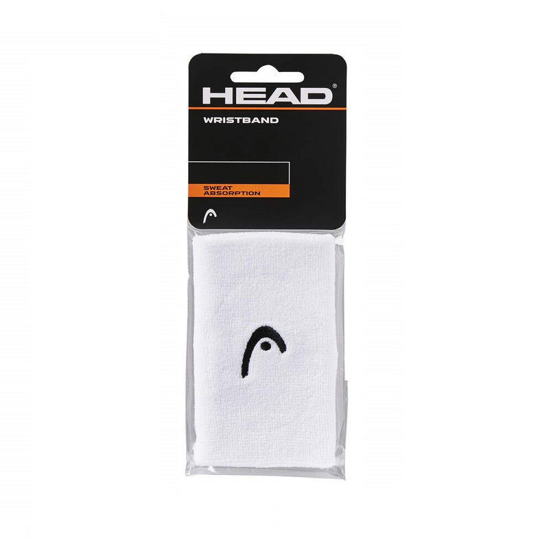 HEAD Long Sweat Absorption Wristband - White