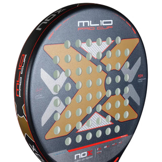 NOX Pala ML10 Pro Cup Rough By Miguel Lamperti Padel Racket + Cover - 2025