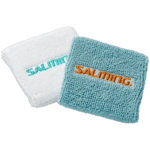 Salming Wristband Short Turquoise/White - 2 Pack
