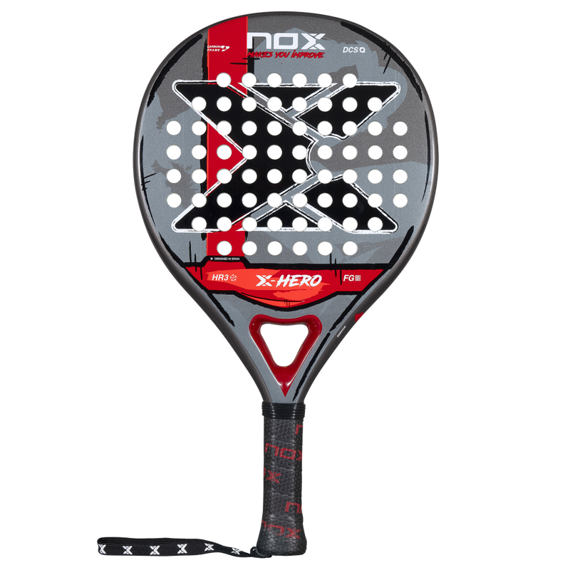 NOX X-Hero Padel Racket - Red - 2026