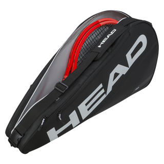 HEAD Tour 3 Tennis Racket Bag - Black/White