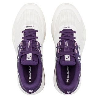 HEAD Motion Team 1.5 Womens Padel Shoes - Chalk White/Purple Night