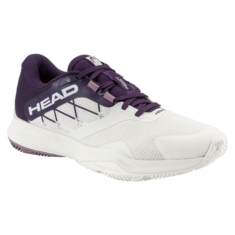 HEAD Motion Team 1.5 Womens Padel Shoes - Chalk White/Purple Night