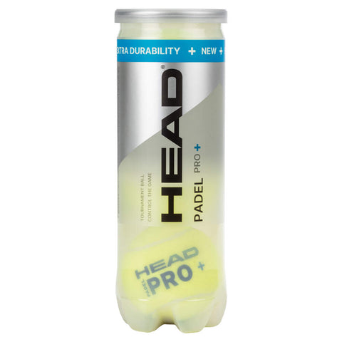 HEAD Padel Pro + Balls - 3 Ball Tube