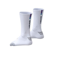 HEAD Performance Colour Crew Athletes Socks - White/Purple - 1 Pair