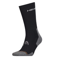 HEAD Performance Crew Athletes Socks - Black - 1 Pair