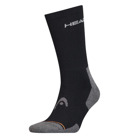 HEAD Performance Crew Athletes Socks - Black - 1 Pair
