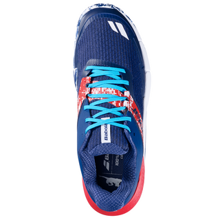 Babolat Movea 2 Men's Padel Shoes - Dark Blue/ Chilli Red
