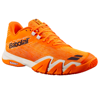 Babolat Jet Viva Men's Padel Shoes - Orange/Cream